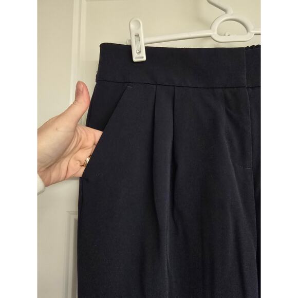 Women's LOFT "Marisa Ankle" Navy Blue Dress Pants Slacks Trousers | Size 6 - Picture 4 of 10